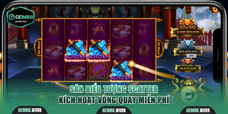 Tây Du Thần Khí - Game Slot Nhân Thưởng Khủng Khi Nổ Hũ Săn biểu tượng Scatter kích hoạt vòng quay miễn phí